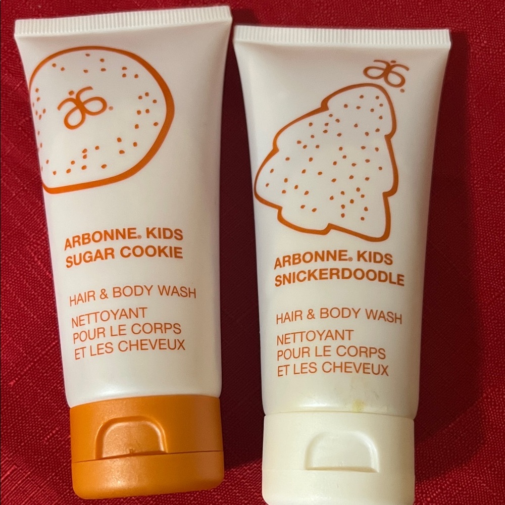 Arbonne Kids Hair & Body Wash Duo - Sugar Cookie & Snickerdoodle